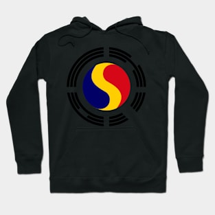 Korean Romanian Multinational Patriot Flag Series Hoodie